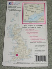 Ordnance Survey Landranger Map Sheet 171 Cardiff & Newport – 1998
