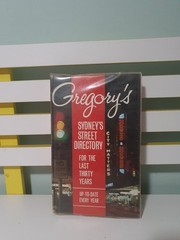 gregory’s sydney’s street directory 60s 70s for the last 30 years