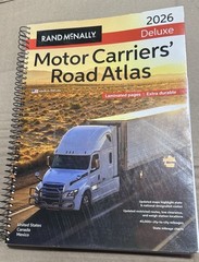 Rand Mcnally 2026 Deluxe Motor Carriers Road Atlas R0528029347 NEW