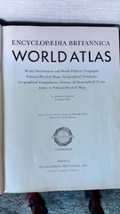 Encyclopaedia Britannica World Atlas Unabridged Hardcover Geography World