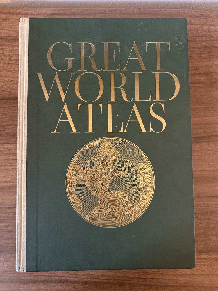 VTG Reader’s Digest Great World Atlas Hardback Illustrated Maps 3rd Edition 1979