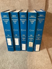 Tennessee Digest 2D Corporations Evidence Nuisance 5 Bks 2011 2021 22Pocket Part
