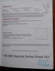 ORDNANCE SURVEY LANDRANGER SERIES – 1:50000 :: OS SHEET 157 ST. DAVID’S :: 1983