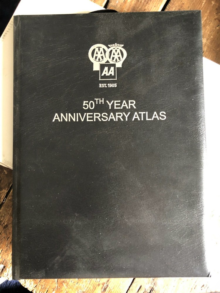 AA 50th YEAR ANNIVERSARY ATLAS – With Magnifier (B11)