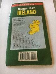 Bartholomew Handy Map of Ireland Colour Coded for Easy Reference Good Condition