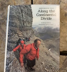 National Geographic Society Along The Continental Divide Book. Okay Condition