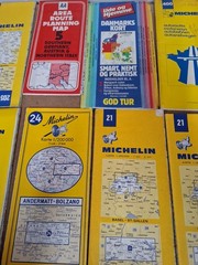 Vintage Michelin/AA Road Maps/ Guides Europe Joblot