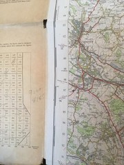 1960 Ordnance Survey Seventh Series One Inch London North West Cloth Map 160