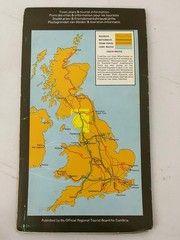 English Lakeland Leisure & Holiday Planning Map, Cumbria Tourist Board