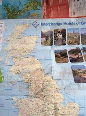 Vintage Map and Guide – Interchangeable Hotels – British Transport Hotels – 1976