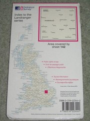 OS Ordnance Survey Landranger Map Sheet 142 Peterborough& surrounding area; 1998