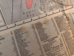 Vintage Rand McNally New York City Street Guide and Map