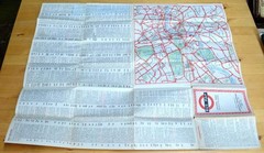 Bus Map Central Area including Trolleybuses, London Transport, Very Good Book