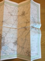 1993 Ordnance Survey Pathfinder Map 960 TL 27/37 Huntingdon (incl Somersham )