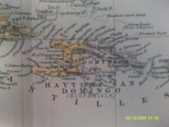 Antique Map. WEST INDIES, CENTRAL AMERICA, COLOMBIA, etc. c1900. VG.