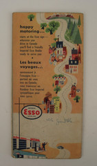 Original Vintage Esso Road Maps Southern & Northern Scotland/ Ireland & Quebec