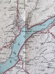 VINTAGE GALL & INGLIS TOURIST’S MAP OF OBAN & DISTRICT