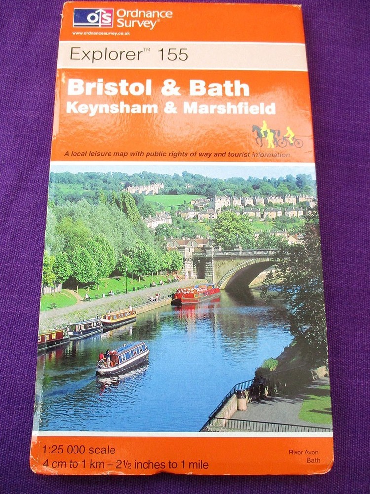OL155 Bristol & Bath OS Explorer Map Ordnance Survey