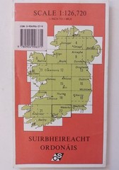 East Cork-Waterford Ordnance Survey Map no 22. 1:126,720. 1986