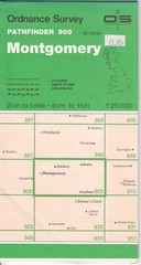Ordnance Survey Map 1:25,000 Pathfinder Sheet SO 29/39 Montgomery