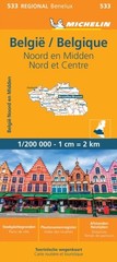 Belgium North & Central – Michelin Regional Map 533 by Michelin
