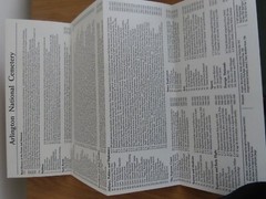 2 souvenir maps. washington dc and arlington cemetry.