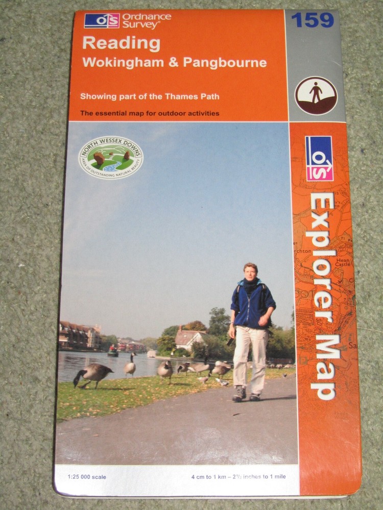 Ordnance Survey Explorer 1:25,000: Sheet 159 Reading Wokingham & Pangbourn 2006
