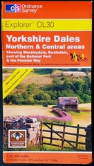 Ordnance Survey Explorer Map OL30: Yorkshire Dales – Northern & Central areas.
