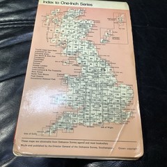 OS ONE INCH RED MAP 🗺️ SHEET 115 PWLLHELI