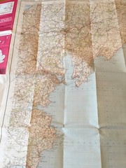 1984 Ordnance Survey Landranger Map 204 Truro And Falmouth (incl St Austell )