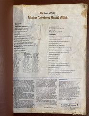 1993 Rand McNally Motor Carriers Road Atlas JB Hunt Book Missing 1 Page 95-96