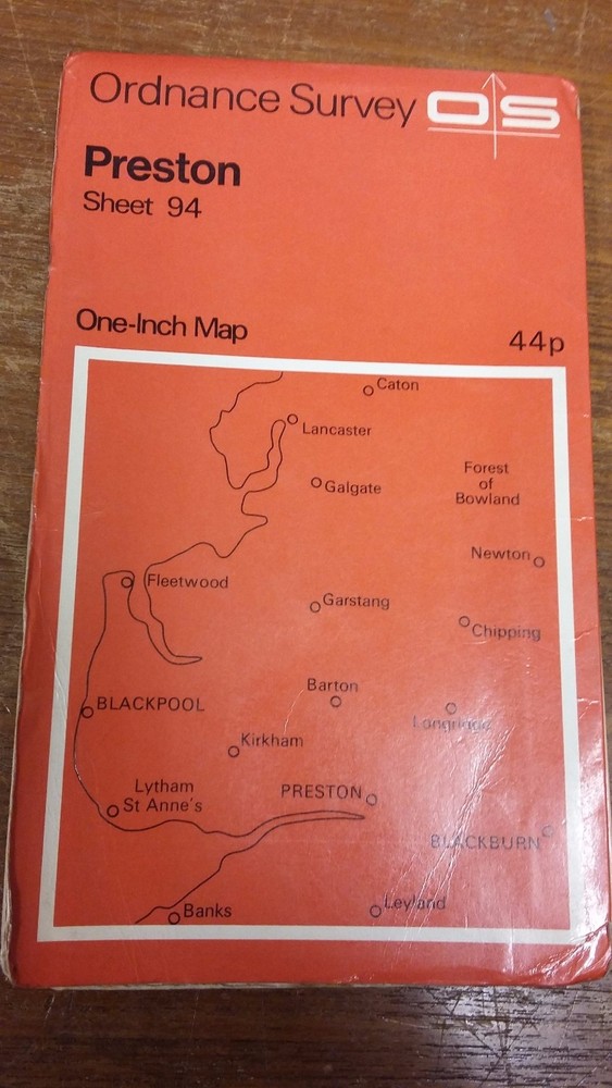 Preston: Ordnance Survey Sheet 94