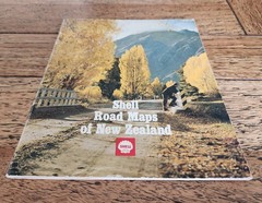 c.1969 SHELL Road Maps of New Zealand, Vintage Paperback Collectable