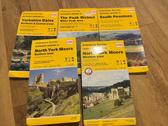 Ordnance Survey Outdoor Leisure Maps (5-map lot), Yorkshire Dales Peak District