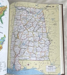 Funk & Wagnalls Hammond World Atlas US & Canada Recreation/Road Atlas Hardcover