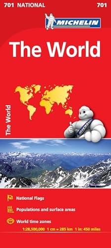 The World – Michelin National Map 701: Map (Michelin National Maps) by Michelin