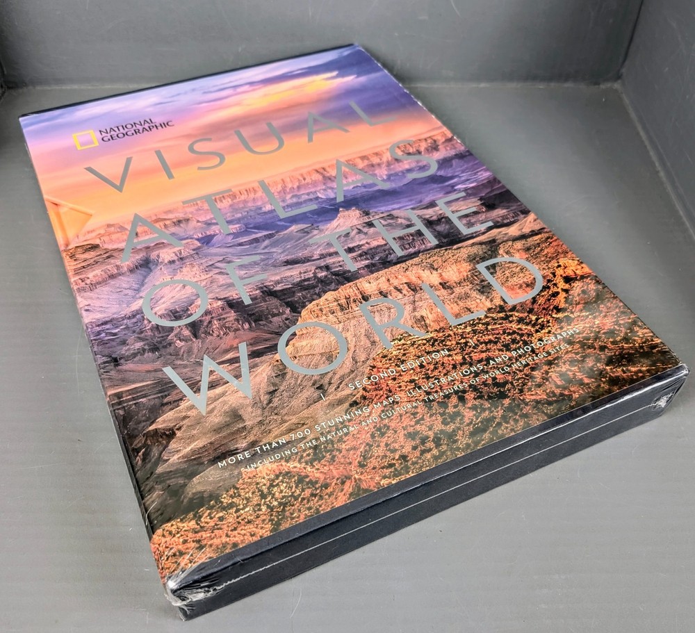 SEALED National Geographic Visual Atlas of the World, 2nd Edition MSRP $115