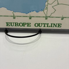 17″ x 22″ Rand McNally Markable Map of Europe and Outline Two-Sided Pre-owned
