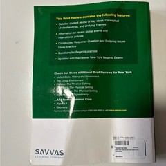 Global History and Geography Savvas paperback book