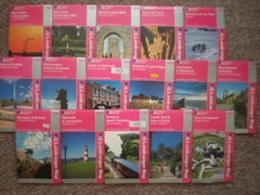 DEVON CORNWALL DORSET SOMERSET LANDRANGER OS ORDNANCE SURVEY MAPS JOB LOT BUNDLE