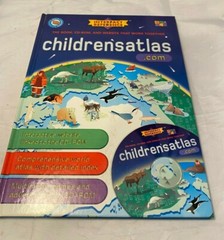 Interfact Reference Children’s Atlas Hardcover Book With CD Education Homeschool