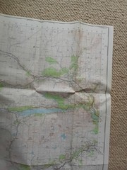 OS ONE INCH RED MAP SHEET 48 LOCH TAY – VGC