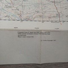 Vintage Ordnance Survey 2.5 Inch Map Sheet SS 20 Bude Cornwall 1965 Folded