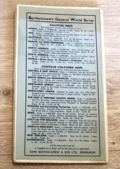 Bartholomew’s Railway Map of BRITISH ISLES Transport Roads Trains Rail Routes