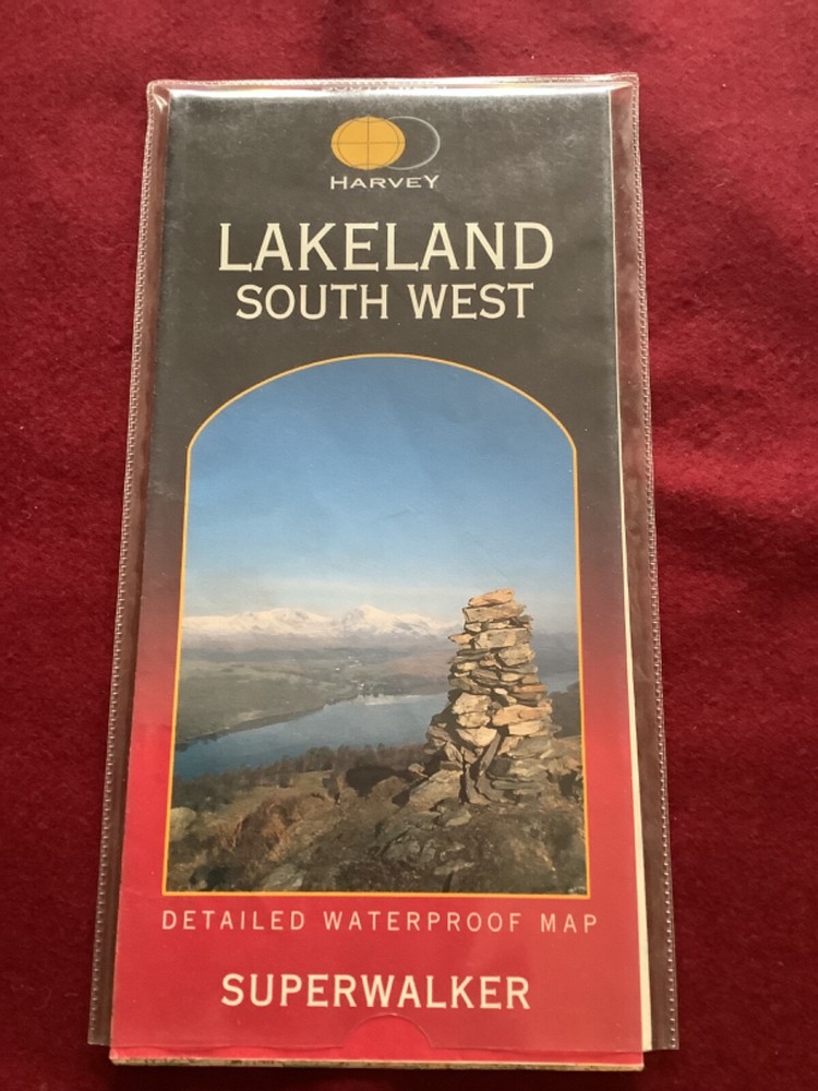 Lakeland: South West by Harvey Map Services Ltd. (Sheet map, 2000)