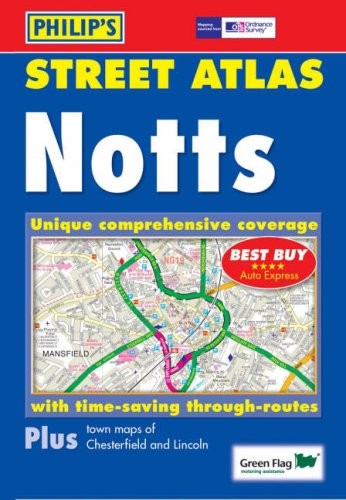 Philip’s Street Atlas Nottinghamshire: Pocket Paperback / softback Book The Fast