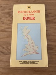 1986 AA route Planner To & From Dover Great Britain/scotland 16 Miles To 1”
