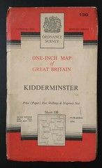 Ordnance Survey One-Inch Map, Sheet 130: Kidderminster (1963).