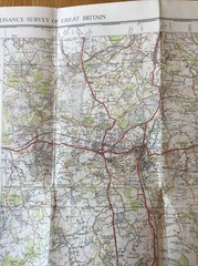 1937 Ordnance Survey One Inch Fifth Edition Map 125 Reigate And Tunbridge Wells