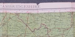 Bartholomew’s Revised Half Inch Map of Cambridge Folded Map Good Condition